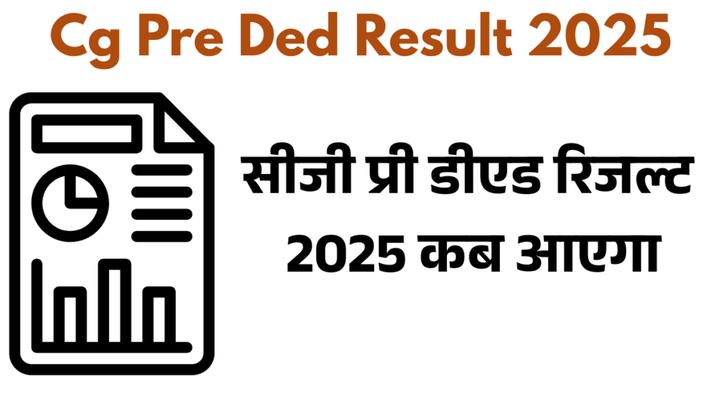 Cg Pre Ded Result 2025 Kab Aayega Online